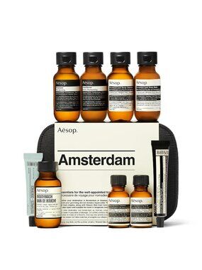 NEW Aesop Amsterdam 9 Piece Travel Kit, Hair, Body and Oral Care